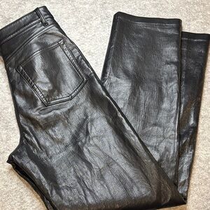 Wilfred Super Soft Black Vegan Leather Pants ✨ size 4